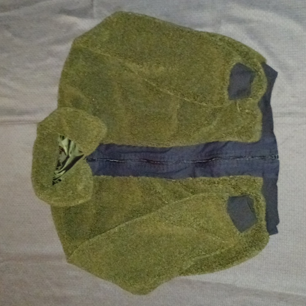 Betsey Johnson fleece zip up